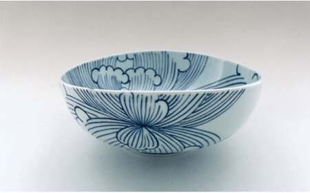 有田焼 BOTAN楕円盛鉢 しん窯・青花 食器 器 うつわ 陶磁器 皿 ギフト 贈答 35000円 3.5万円 A35-428