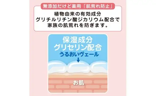 薬用無添加泡の石けんボディソープ　ボトル1本 ※離島への配送不可