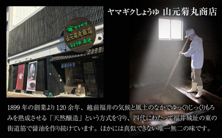福井のこだわり地醤油2本とだししょうゆ１本（計３本）のセット [A-209001] / 醤油 しょうゆ