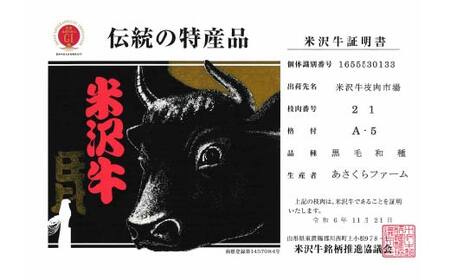 米沢牛切落し肉 牛肉 ブランド牛 食品 山形県 F2Y-4166