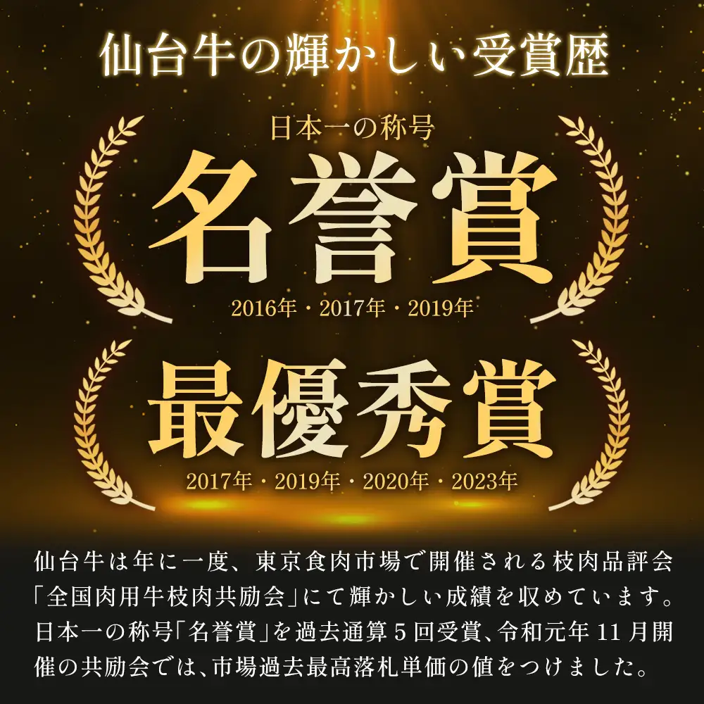 蔵王町産【A5仙台牛】芯厚 シャトーブリアン 200g×4（計800g）【04301-1030】