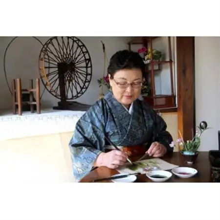 【秋りんどう】四季を彩る創作草もの盆栽(工芸品)～工房椿【配送不可地域：離島・北海道・沖縄県】【1599108】