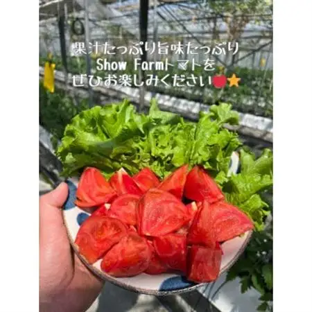 Show Farmの『大玉トマト』(品種:桃太郎トマト)計 約3.5～4kg【配送不可地域：離島・沖縄県】【1721445】