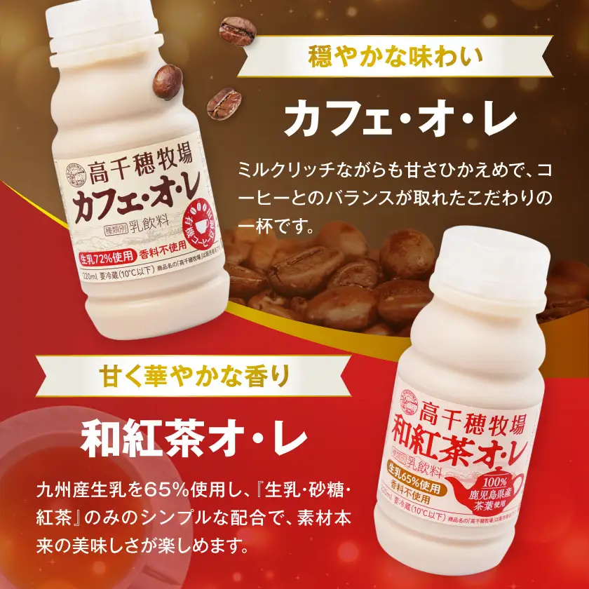 高千穂牧場ヨーグルト12個&ドリンク18本セット《ご入金翌月の10日～20日頃出荷》〔17-16-002〕_(都城市) 生乳100％ヨーグルト 濃厚ヨーグルト 濃厚ヨーグルトいちご のむヨーグルト カフェオレ 和紅茶オレ 乳製品 スイーツ 飲料