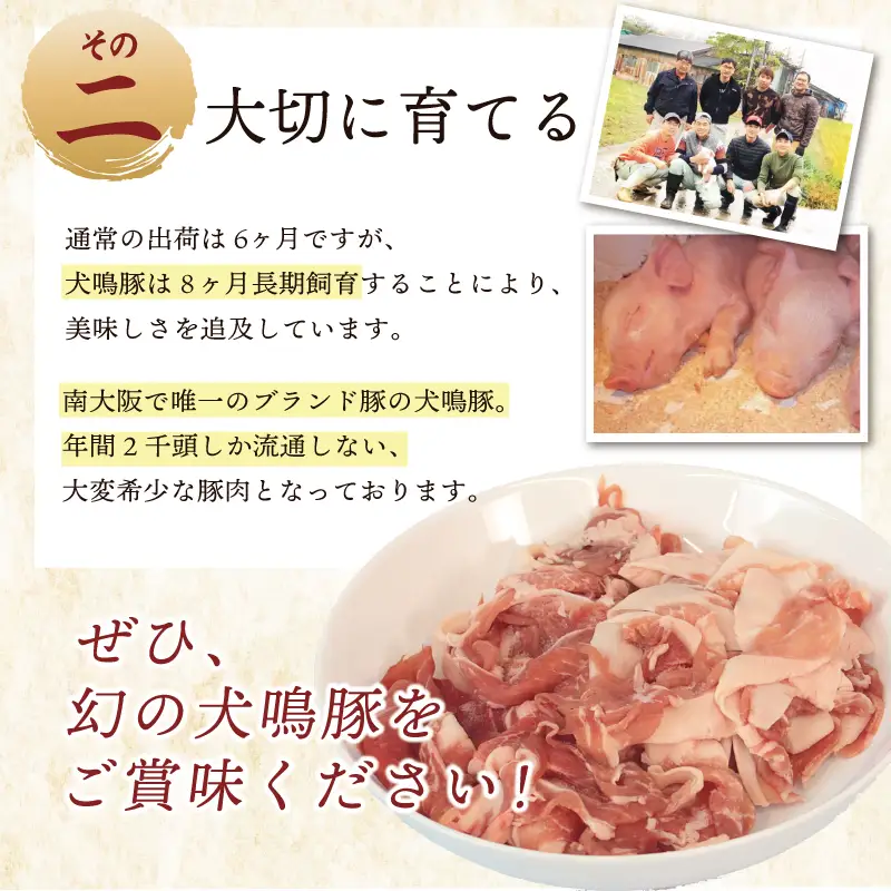 【泉佐野ブランド豚】犬鳴豚餃子 75個×3回