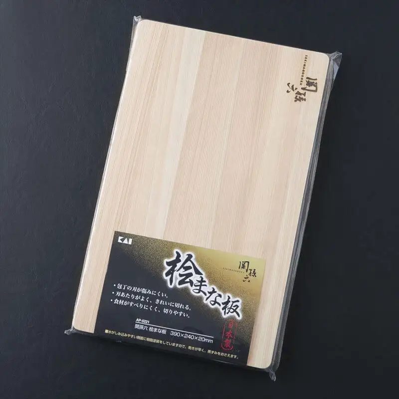 貝印 関孫六 桧まな板 390×240mm