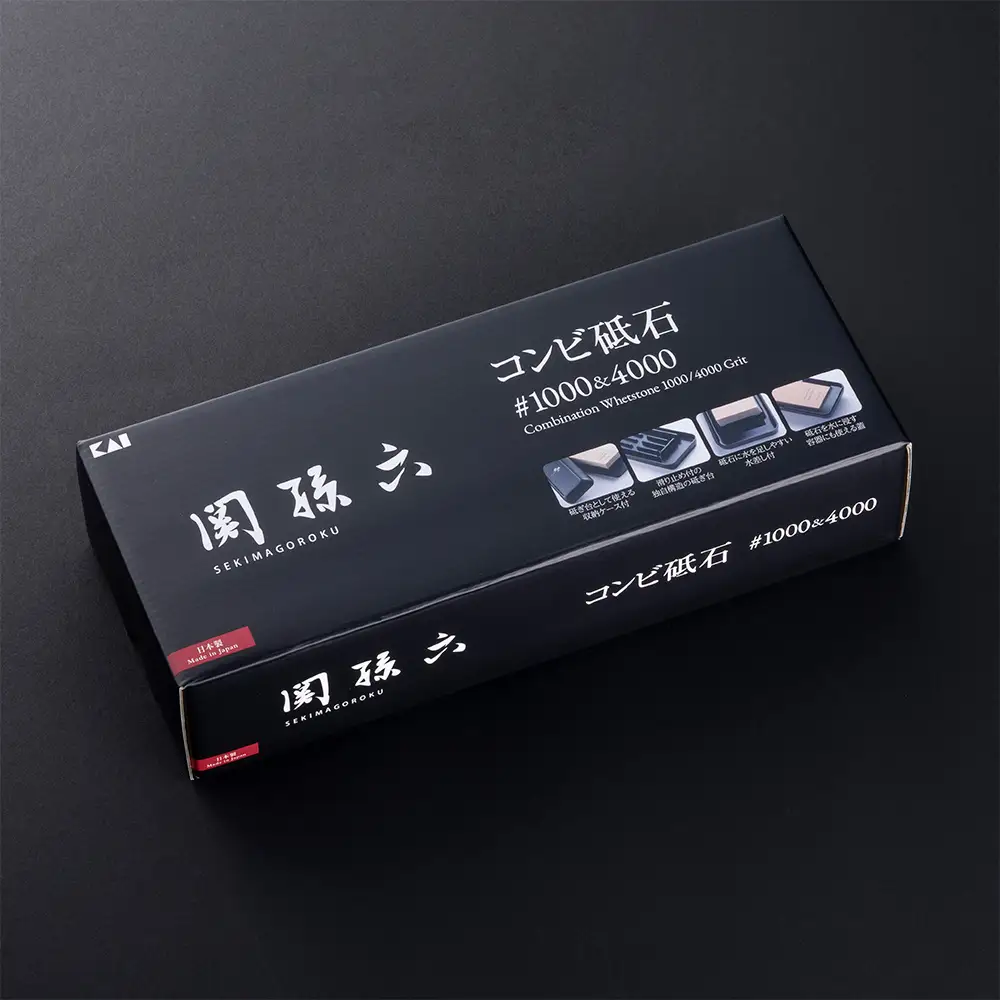 貝印 関孫六 コンビ砥石 ＃1000＆4000