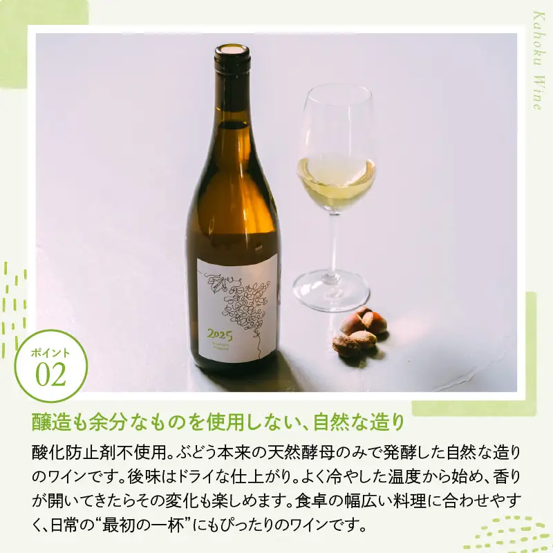 ワイン デラウェア ニアガラ 2025 750ml 河北町産 ワイン