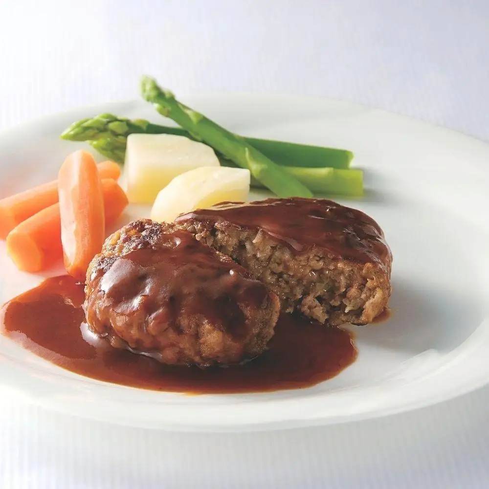 老舗肉屋のデミグラスソースハンバーグ 150g×12個 [1336] ハンバーグ デミグラスソース 冷凍 温めるだけ 湯せん クワムラハム
