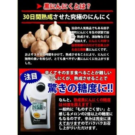 青森県田子町産 田子の黒にんにく Mサイズ6玉セット【1728355】