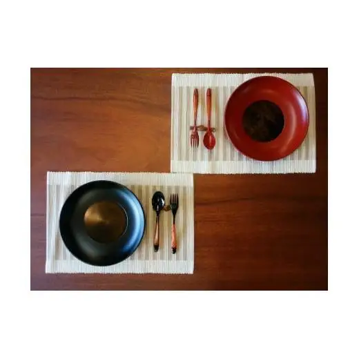 ≪木曽漆器≫ 8.0 パスタ皿 【 黒 】