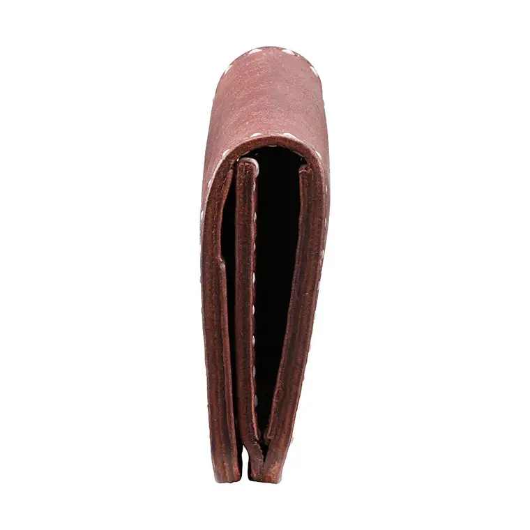 豊岡財布 haaki Leather コインパース HLW304 / チョコラート / コインケース 小銭入れ カード入れ 手のひらサイズ 財布 サイフ ブランド 牛皮革 プエブロレザー 革 メンズ レディース ハンドメイド 手作り 木和田正昭商店