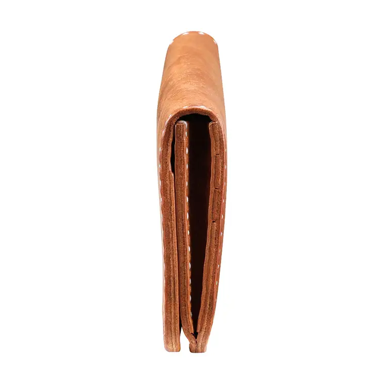 豊岡財布 haaki Leather ロングウォレット HLW305 / コニャック / 長財布 薄型 財布 サイフ ブランド 小銭入れなし 牛皮革 プエブロレザー 革 メンズ レディース ハンドメイド 手作り 木和田正昭商店