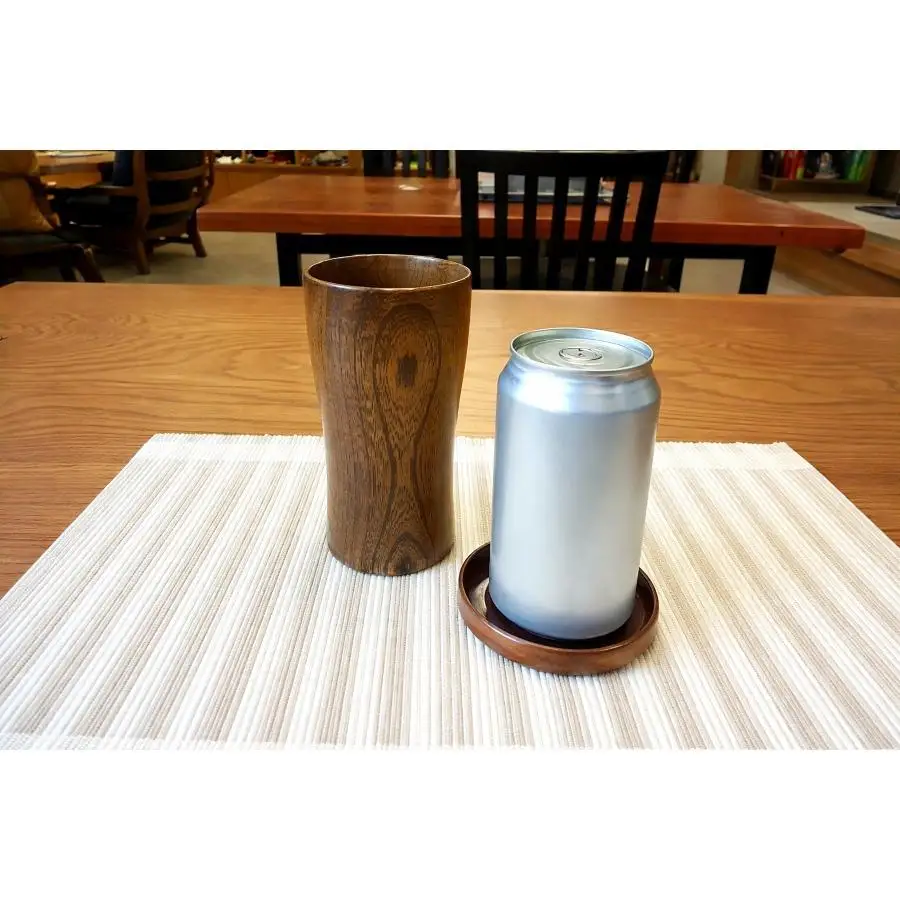 ≪木曽漆器≫ 缶ビール 丸ごとカップ スリ