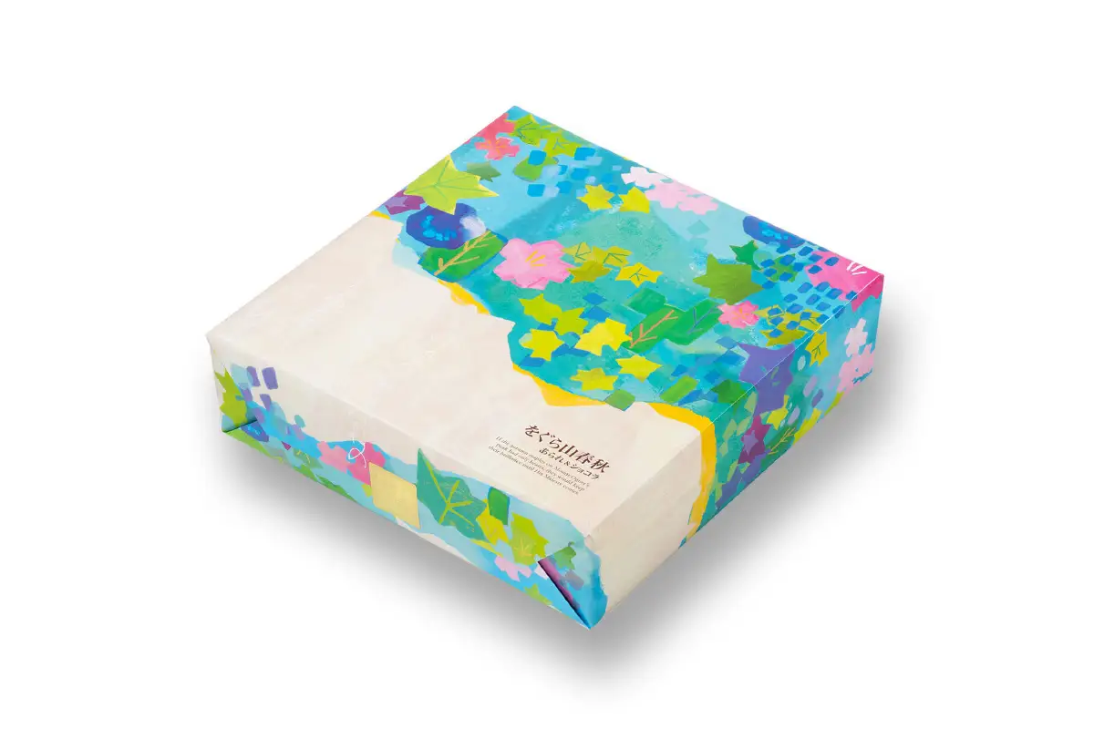 をぐら山春秋 あられ＆ショコラ ベイクドタイプ 化粧箱(大) 小倉山荘 [1676]