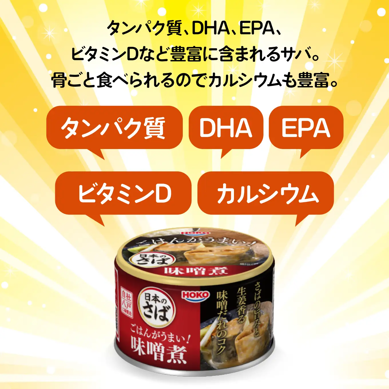 ごはんがうまい！日本のさば缶 味噌煮 150gx12缶　HOKO 宝幸　青森県 八戸市
