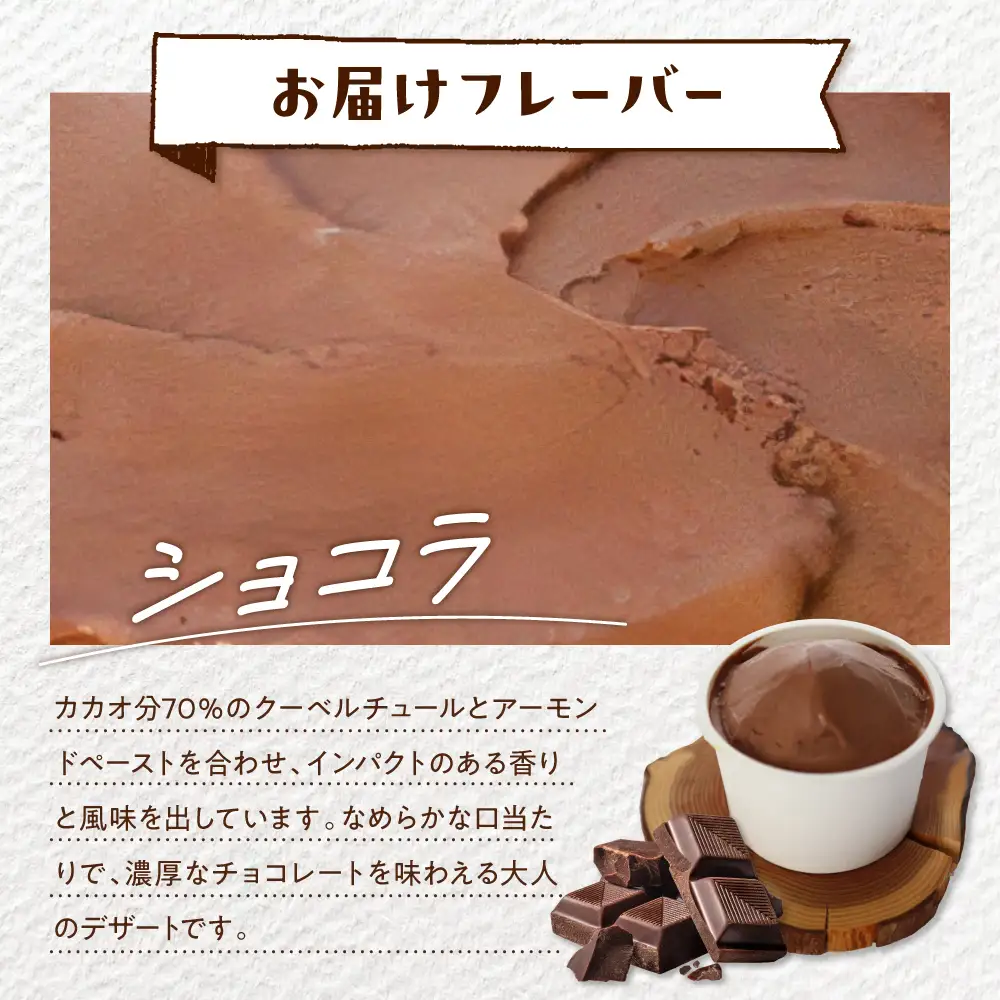 E.den豊富牛乳ジェラート ショコラ 12個 ジェラート