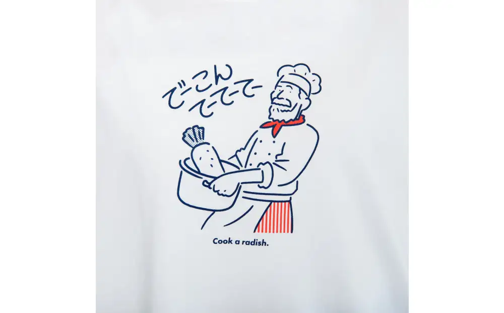 でーこんてーてーてーオーバーサイズＴシャツ【Mサイズ】