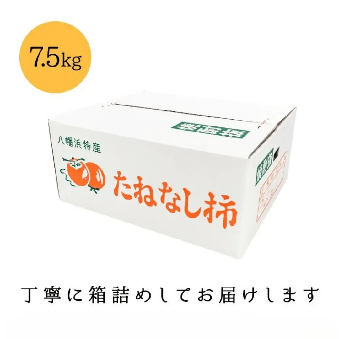 《秋の味覚 種なしで食べやすい》 訳あり ひらたねなし柿 7.5kg【D20-36】【1594868】 YWTI031