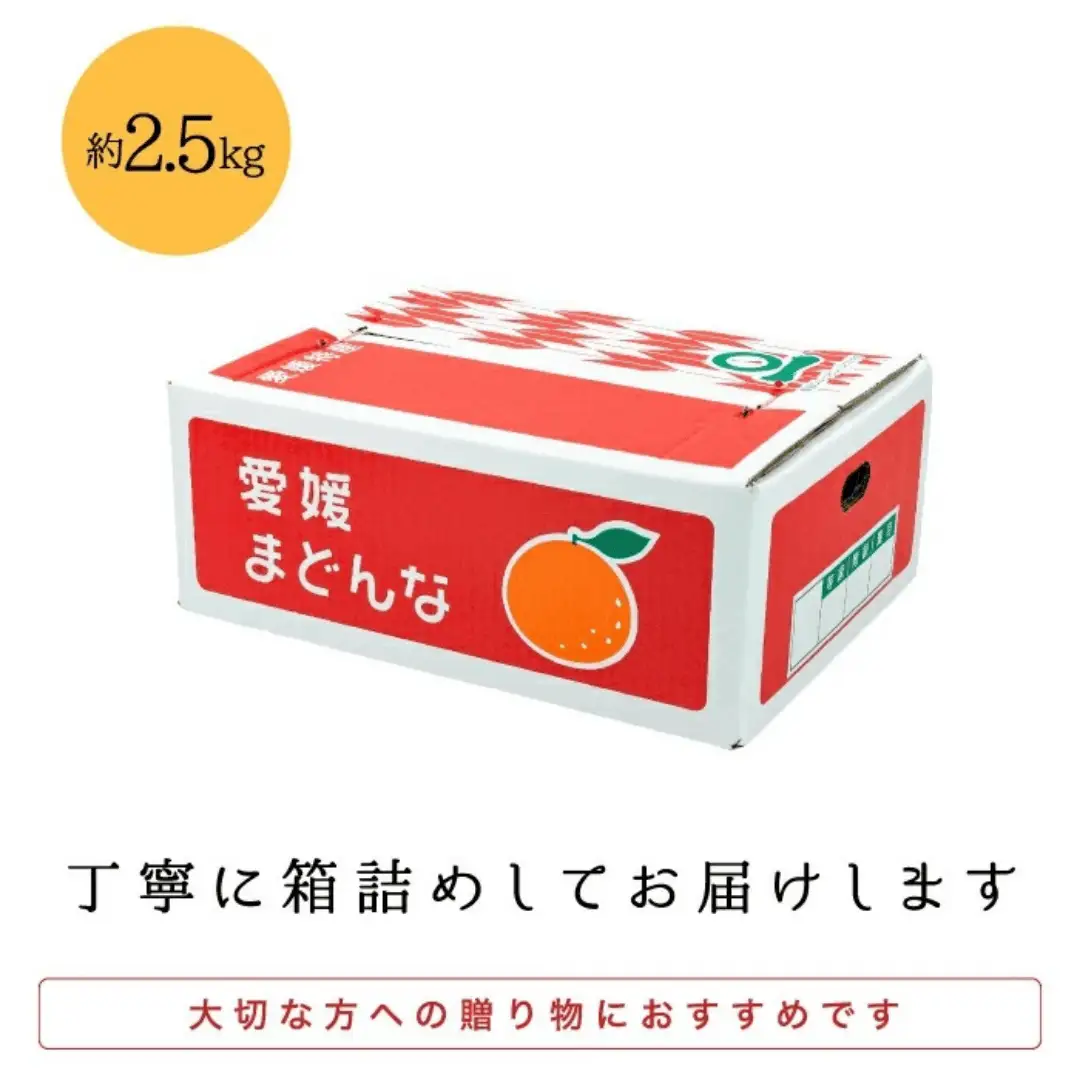 【まるでゼリー!ぷるぷる食感 冬ギフトに一番人気!】愛媛まどんな 贈答用約2.5kg【F20-52】【1595881】 YWTI047