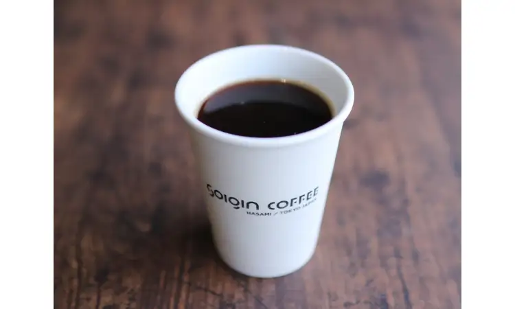 【波佐見焼】SOIGIN COFFEE　ロゴ入りペーパーカップタンブラー　Sサイズ