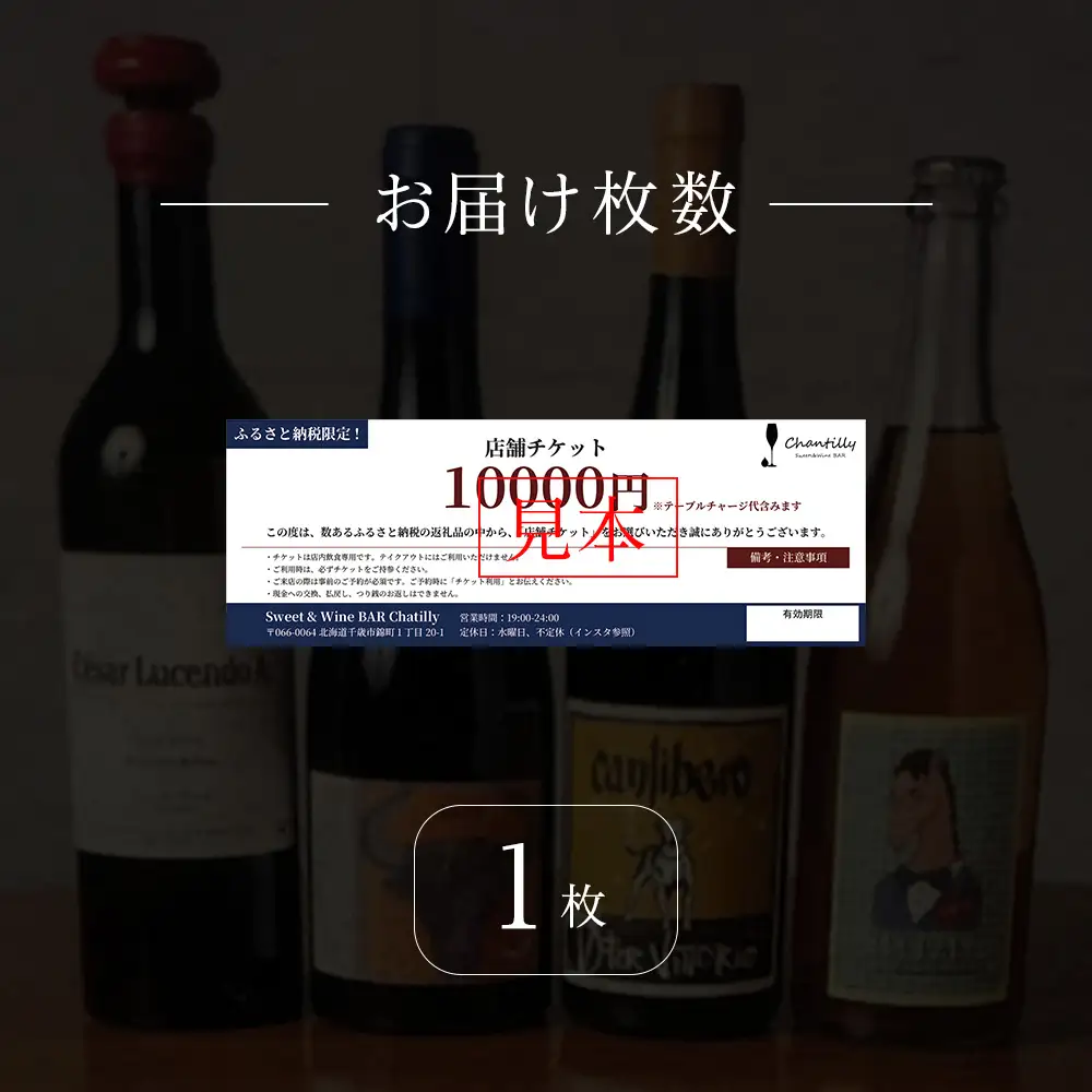 店舗チケット 10000円分 1枚