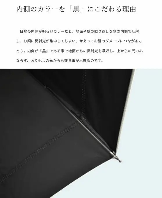 ロサブラン【日傘】2段折り フリル ダンガリー 曲がり竹手元【50cm】【ダンガリーグレー】