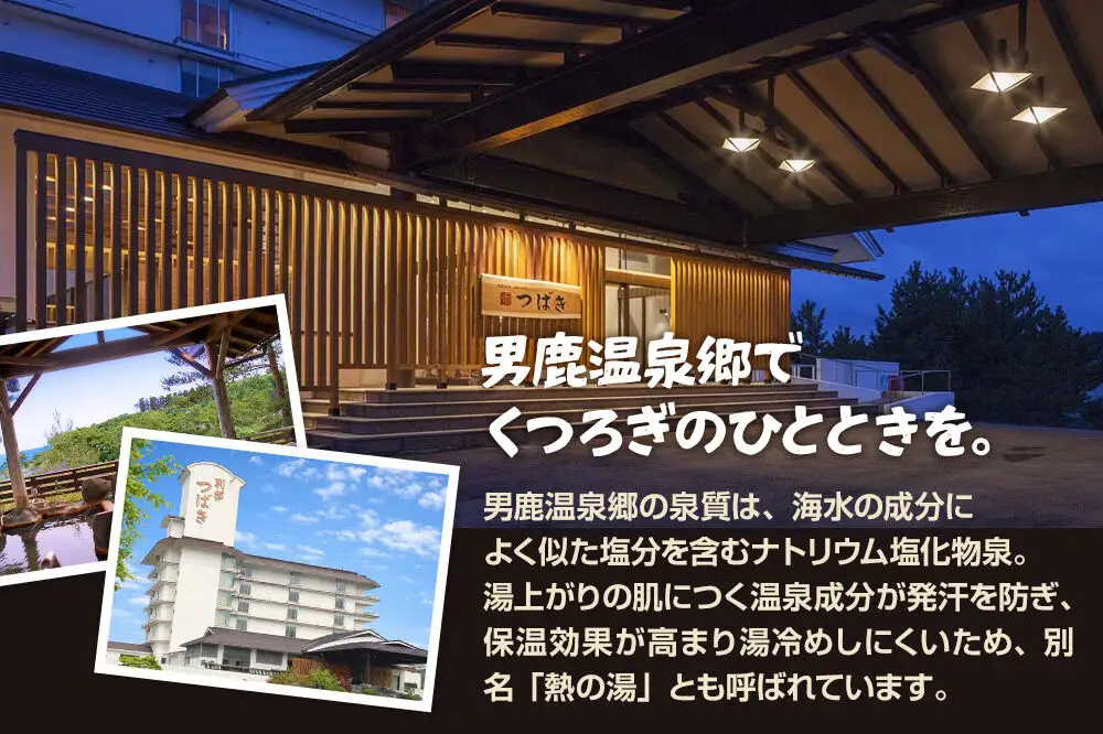 観光 男鹿半島観光満喫プラン（2名様2泊3日）【楽々タクシー移動】秋田県 男鹿市