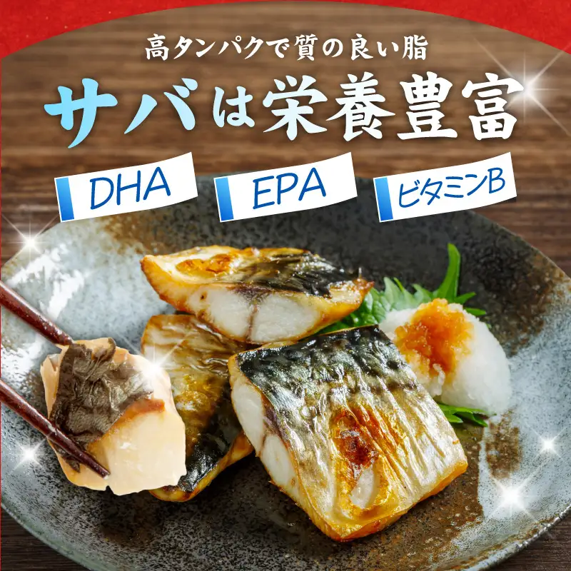 【お弁当サイズ】塩さば 1kg（250g×4P）