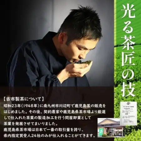 【新茶】知覧茶初摘み3本入【1734416】