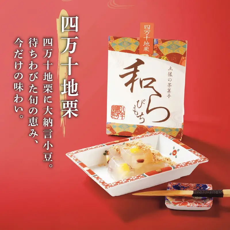 土佐の茶菓子 和らびもち 5種セット A 高知県 安田町 KH-0001