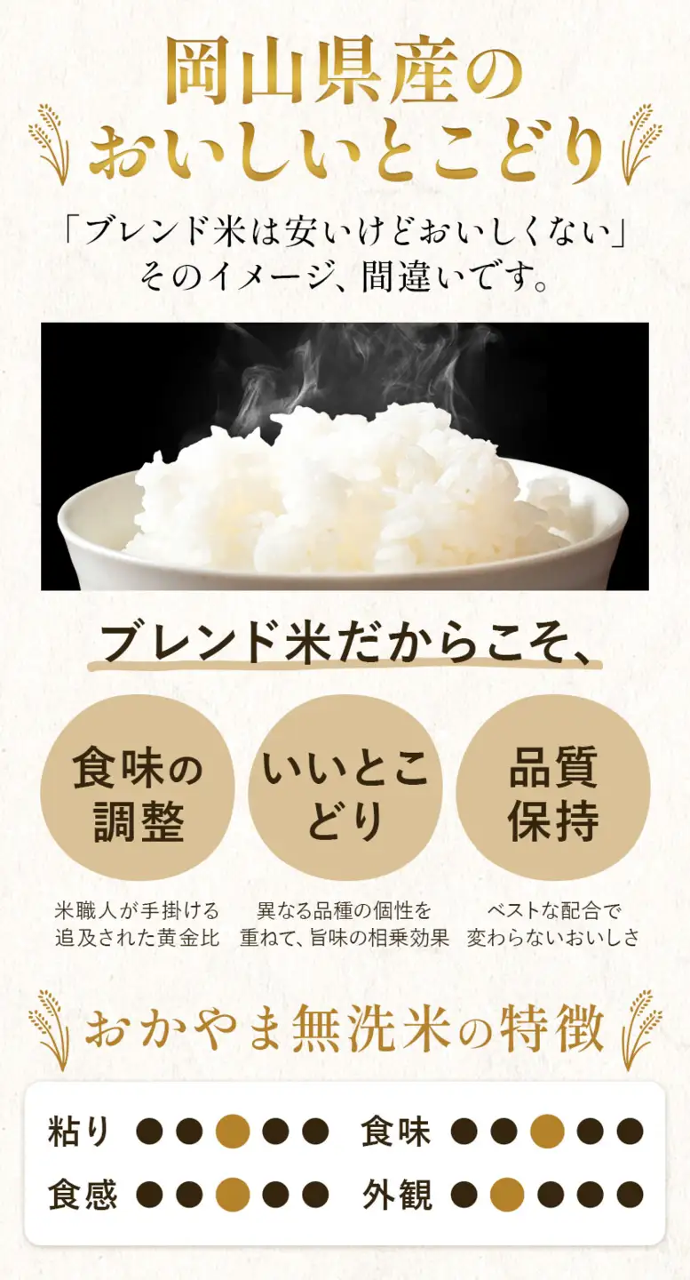 【全3回】晴れの国定期便 無洗米20kg 桃2kg マスカット1.5kg 定期便