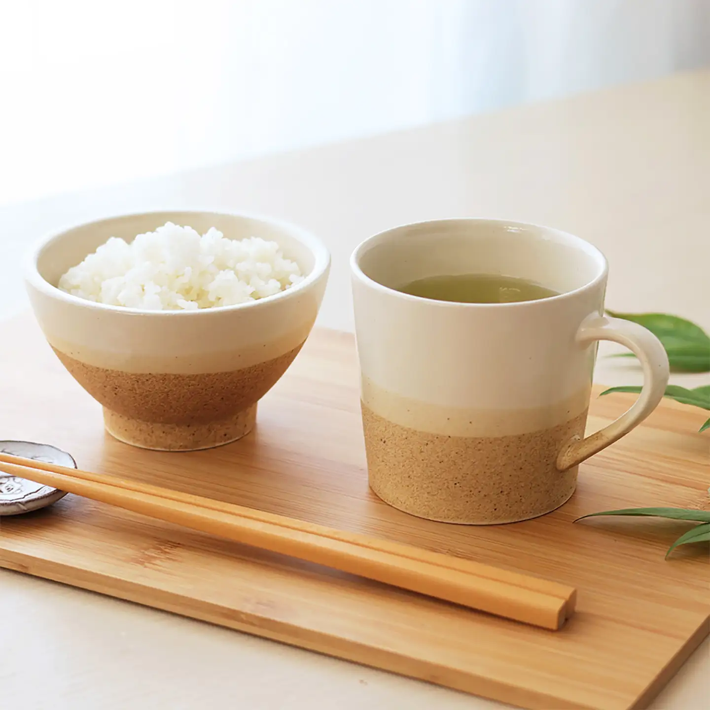 【美濃焼】 コルクスタイル デイリーセット 【株式会社二幸】 マグ マグカップ 茶碗 食器セット[MCZ189]