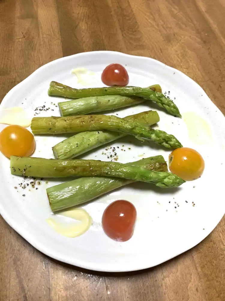 朝採り新鮮アスパラガス 500g【Mサイズ】 | 野菜 アスパラガス グリーンアスパラ 旬 とれたて 春野菜 春 朝採り 朝採れ とれたて 新鮮 みずみずしい サラダ 甘い お取り寄せ 産地直送 冷蔵 岐阜県 瑞穂市