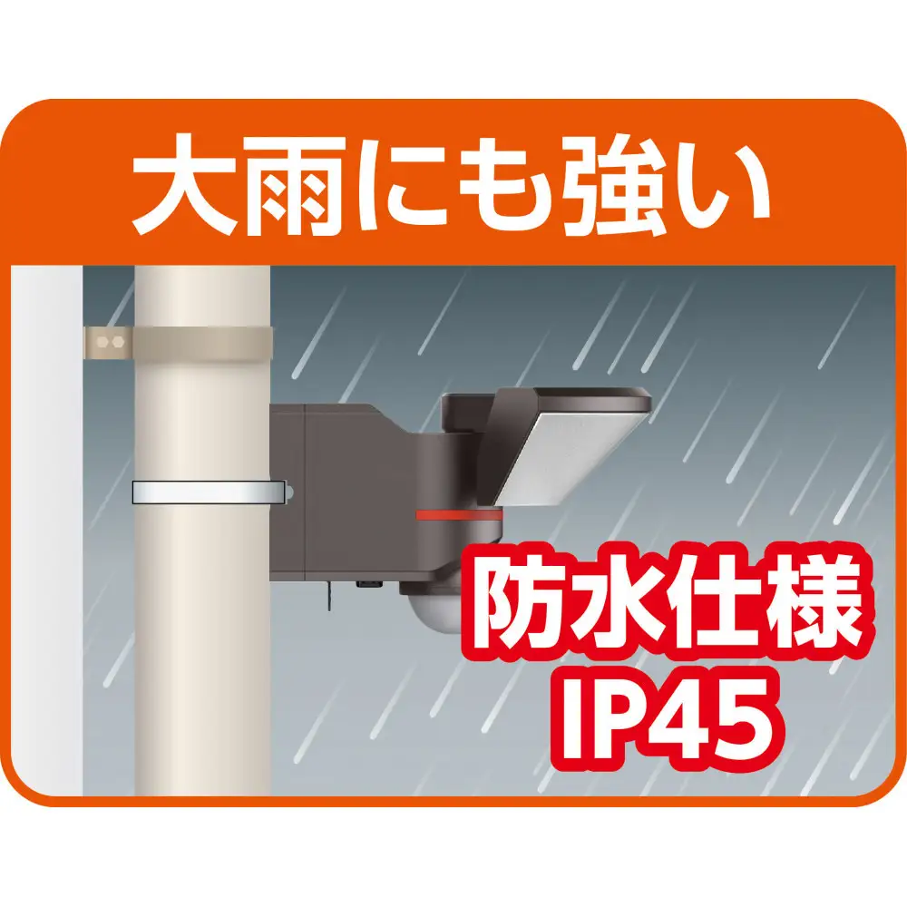 ACセンサーライト２灯　ESL-WY3002AC