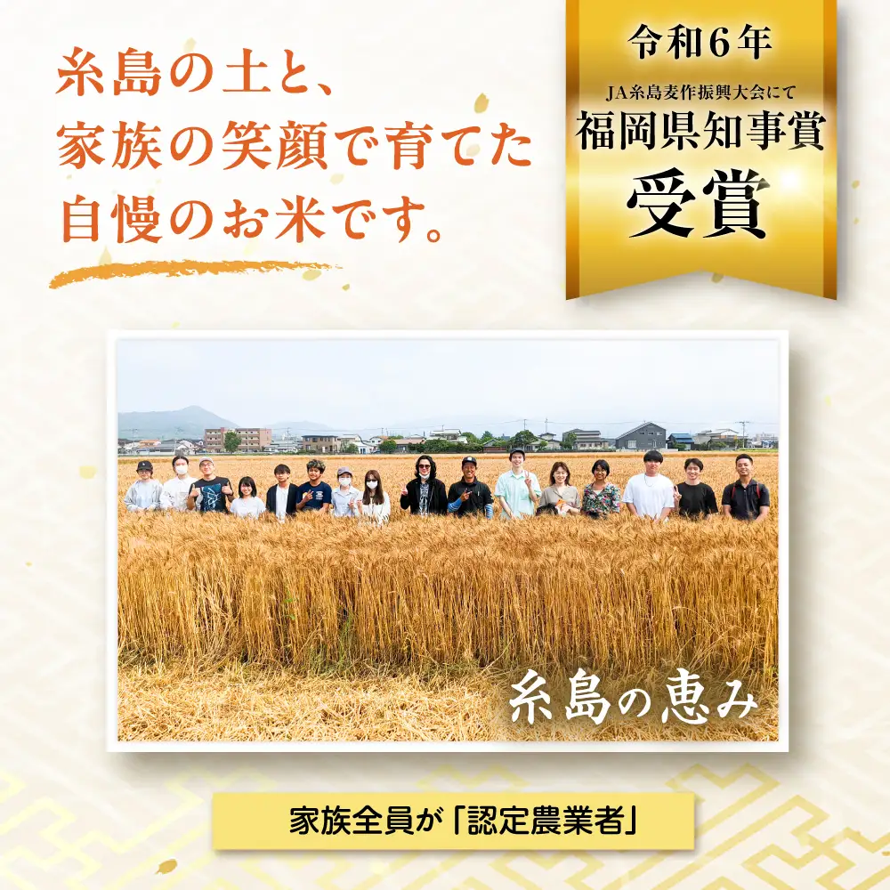 【全3回定期便】 にこまる 玄米品質1等米 白米 10kg 糸島市産 糸島市 / 糸島の恵み コメ こめ ご飯[AGR011]