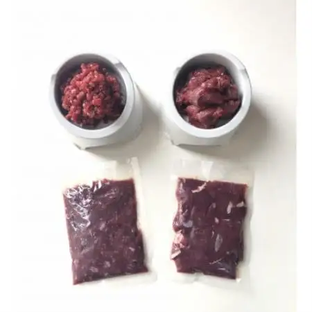 【毎月定期便】三河のジビエ　ペットフード　 成犬用「カット肉」と「ミンチ肉」(1才～7才対象)全3回【配送不可地域：離島】【4083824】
