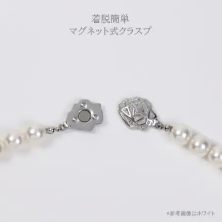 【RoseYumiRose】9mm＆10mmパール2点セット(ネックレス/イヤリング)グレー【配送不可地域：沖縄県】【1734472】