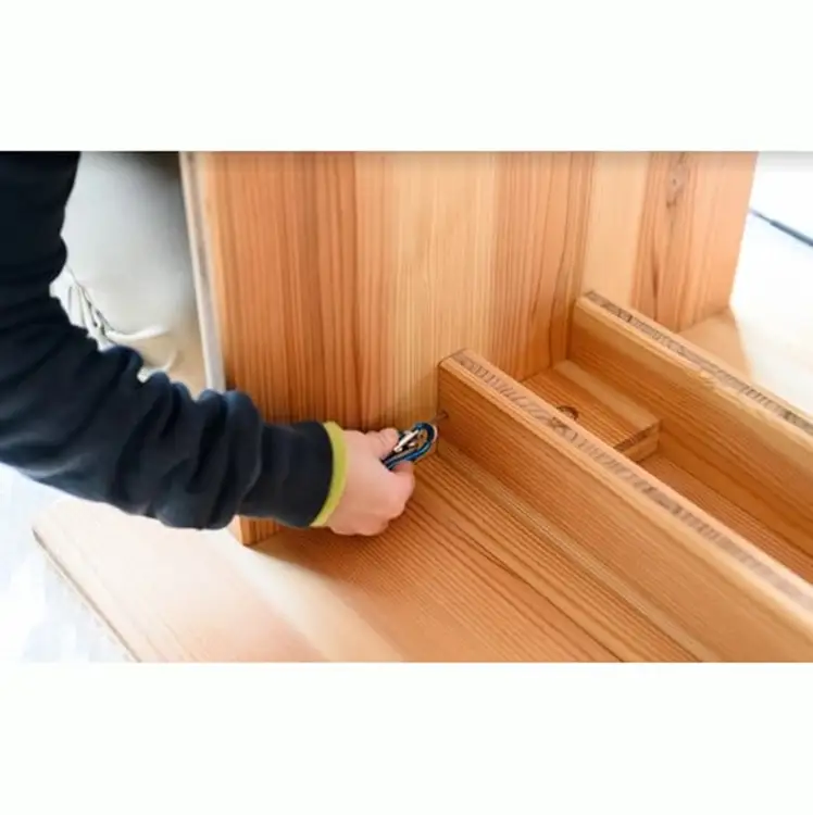 木製ローテーブル 『やさしいボーダーテーブル』（カラー：クリア） │紀州杉 国産家具 ハンドメイド WoodPark 和歌山県美浜町