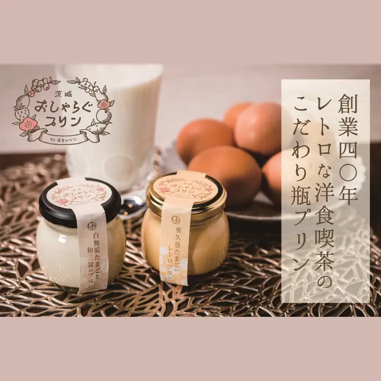【3ヶ月定期便】最高級和三盆糖を使用した無添加・オーガニックの優しいプリン 計36個（12個×3回）「茨城おしゃらぐプリン」※北海道・沖縄本島・離島配送不可（EP-5）