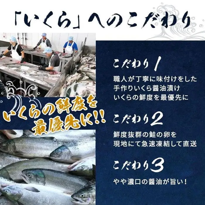 【父の日】いくら 醤油漬け 500g（250g×2P） 北海道 鮭卵 訳あり 化粧箱入 冷凍 尾張まるはち