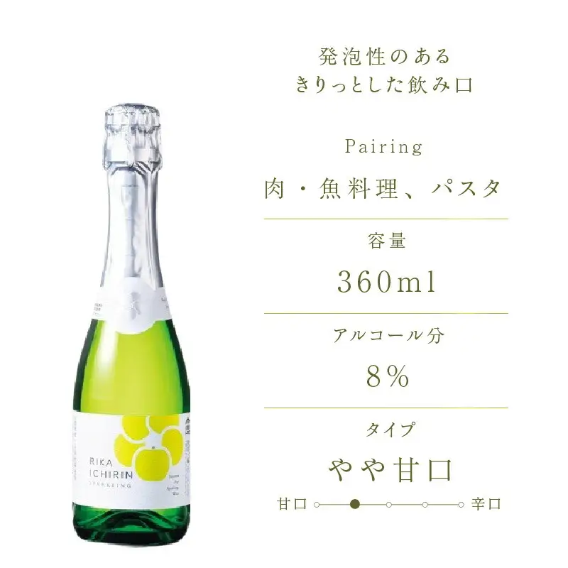 【お中元☆ 外熨斗対応可能】梨のワインセット 梨花一輪360ml×1本 梨のスパ－クリングワイン360ml×1本 常温 二十世紀梨 お酒 洋酒 16-24-01
