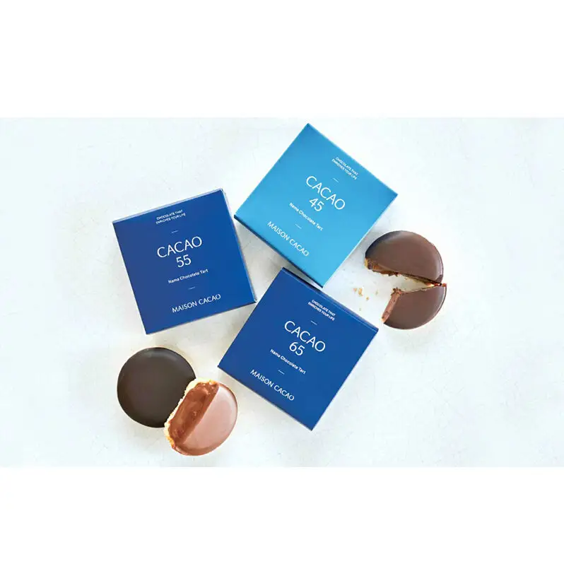 MAISON CACAO メゾンカカオ 濃厚生チョコタルト 3個セット (3種×各1個) 3種の食感 驚きの口どけ 冷凍配送