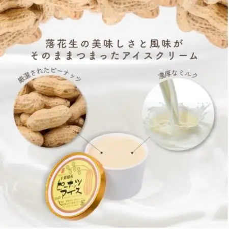 木村ピーナッツの濃厚ピーナッツアイス(12個)【配送不可地域：離島】【1738426】