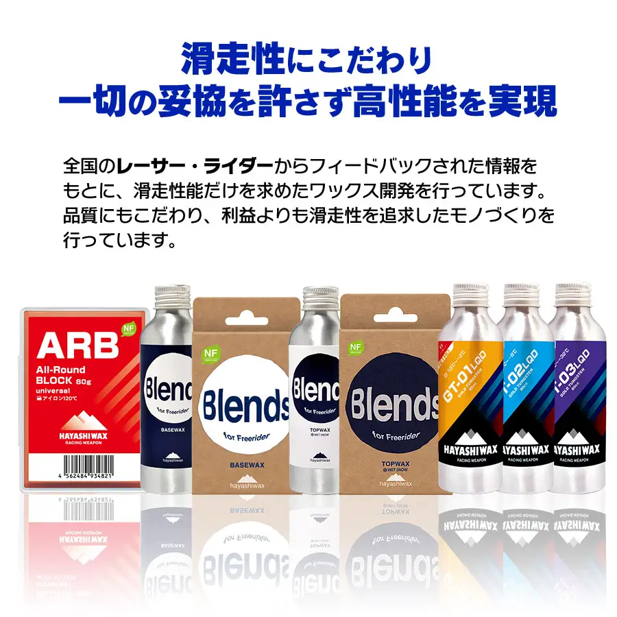 ARB All-Round BLOCK (オールラウンドブロック) 80g　【ハヤシワックス】【スキー・スノーボード専用 高性能簡易ワックス】　| 山形県 鶴岡市 山形 スキー スノーボード スキー用品 スノーボード用品 スポーツ用品 固形ワックス お取り寄せ 返礼品