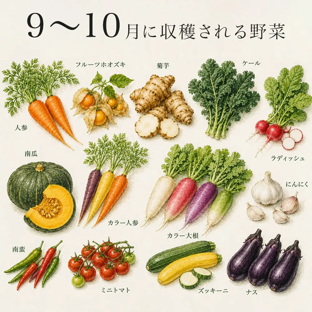 季節の野菜セット【小】定期便 3回便 7月 8月 9月発送 旬野菜 詰め合わせ あらいふぁーむ