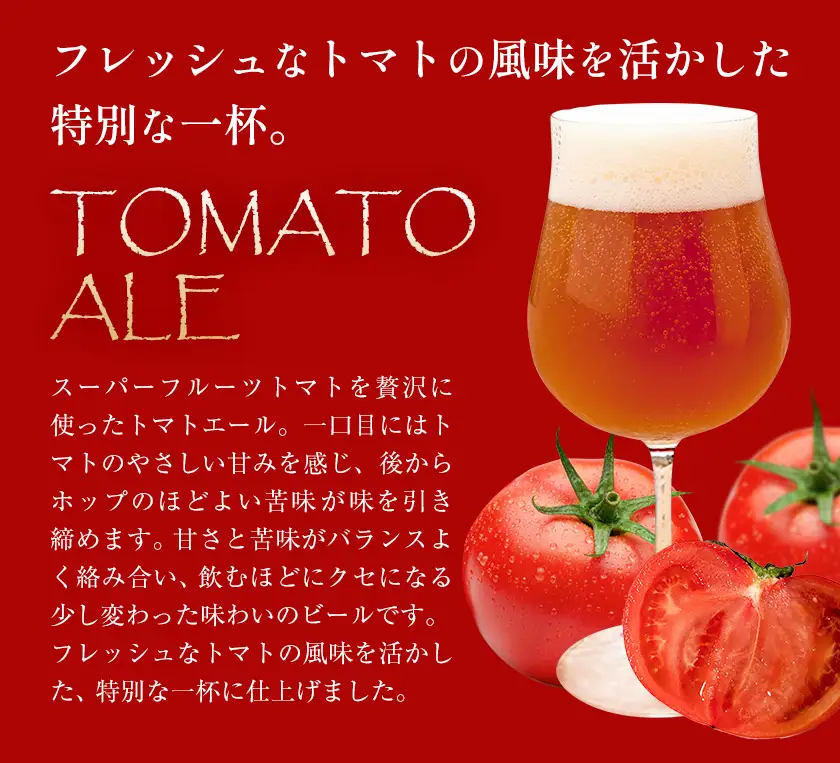 ビール クラフトビール トマト TOMATO ALE 330ml × 3本 《30日以内に出荷予定(土日祝除く)》 