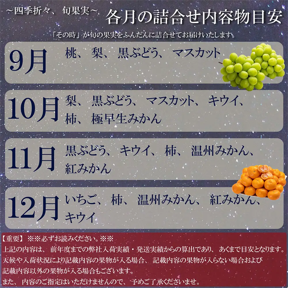 三豊市産の厳選フルーツ詰合せ♪【天の川】