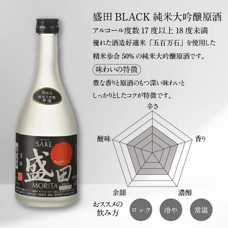 【お中元 内熨斗対応可能】清酒　盛田ギフトセット　500ml×2本