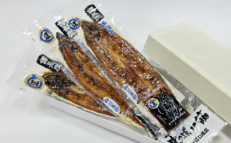 【江口商店】備長炭鰻蒲焼3尾 うなぎ YKM003 魚 鰻